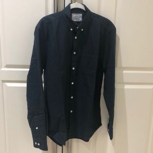 Portuguese Flannel Oxford Shirt (Navy Blue)